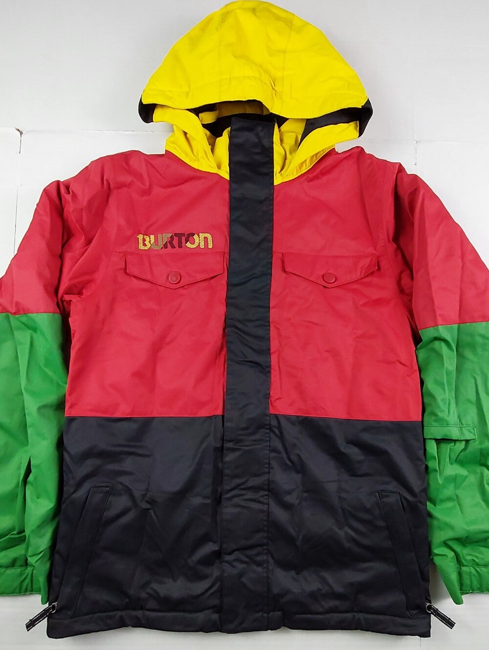 Burton Dry Ride Boys Fray JK Snow Jacket Youth Size XL 18 Color Block Snowboard